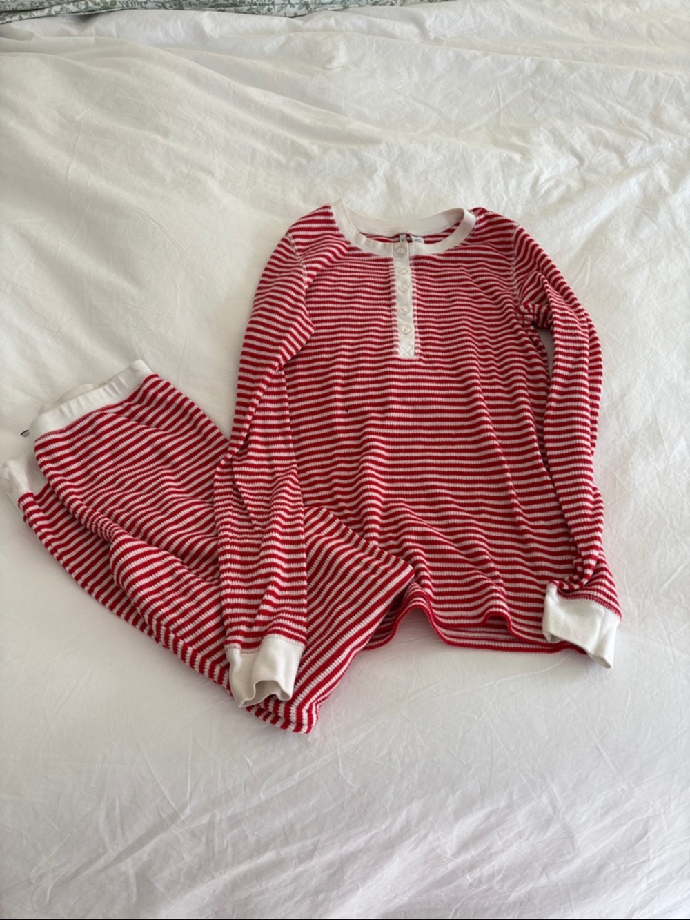 Nordstrom Red & White Striped women’s  Pajama Set